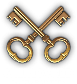 Sherlocked Logo in shiny gold